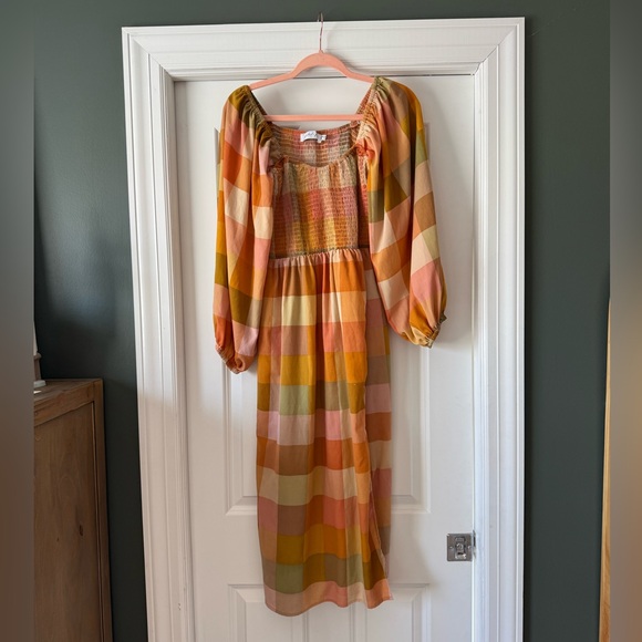 Petal + Pup Gingham/Plaid Dress - Picture 3 of 5